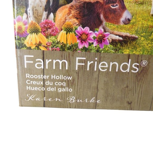 KI FARM FRIENDS Jigsaw Puzzle 750 Pieces Rooster Hollow Karen Burke COMPLETE - Picture 4 of 7